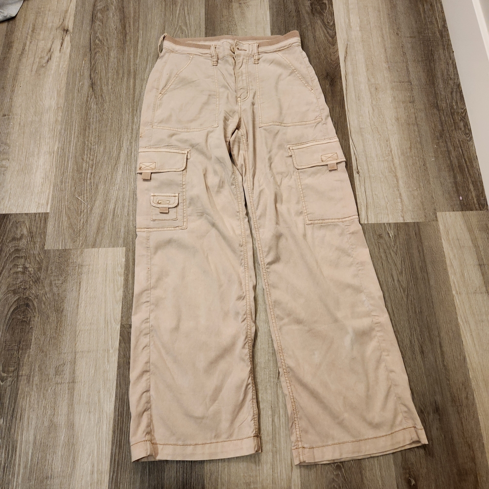 American Eagle Outfitters Light Tan Pants SIZE 4 STRETCH - Picture 5 of 12